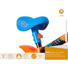 Bicicleta Caloi Hot Wheels - Aro 12 - Freio a Tambor - Masculina - Infantil - Foto 7