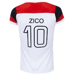 Camiseta do Flamengo Zico Retrô - Feminina - Foto 2