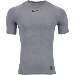 Camisa de Compressão Nike Pro Top SS - Masculina - Foto 1