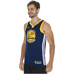 Camiseta Regata Nike NBA Golden State Warriors nº 30 Curry - Masculina - Foto 3