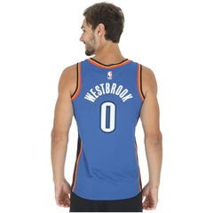 Camiseta Regata Nike NBA Oklahoma City Thunder Russel Westbrook - Masculina - Foto 2