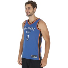 Camiseta Regata Nike NBA Oklahoma City Thunder Russel Westbrook - Masculina - Foto 3