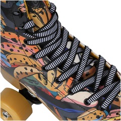 Patins 4 Rodas Retrô Farm Rio Por Aí Tucano - Quad - Adulto - Foto 3