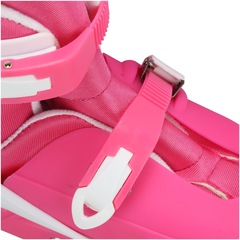 Kit Patins Spin Roller: Patins Ajustável + Capacete + 2 Joelheiras + 2 Cotoveleiras + 2 Munhequeiras - Foto 3