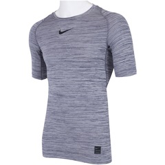 Camiseta de Compressão Nike Pro SS Heather - Masculina - Foto 3