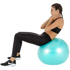 Bola de Pilates Suiça Oxer Gym Ball com Bomba de Ar - 55cm - Foto 5