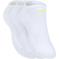 Kit de Meias Invisível Nike Performance Cushioned com 3 Pares - Feminino - Foto 3