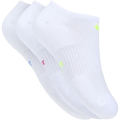 Kit de Meias Invisível Nike Performance Cushioned com 3 Pares - Feminino - Foto 1