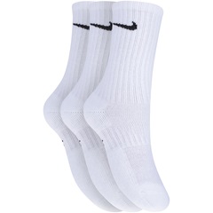 Kit de Meias Cano Alto Nike Swoosh com 3 Pares - Infantil - Foto 3