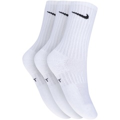Kit de Meias Cano Alto Nike Swoosh com 3 Pares - Infantil - Foto 1