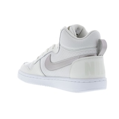 Tênis Cano Alto Nike Court Borough Mid Feminino - Infantil - Foto 6