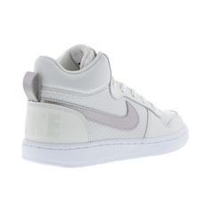 Tênis Cano Alto Nike Court Borough Mid Feminino - Infantil - Foto 8