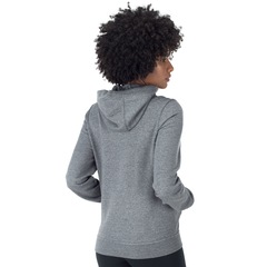 Jaqueta de Moletom com Capuz Nike Sportswear Hoodie FZ FLC - Feminina - Foto 3