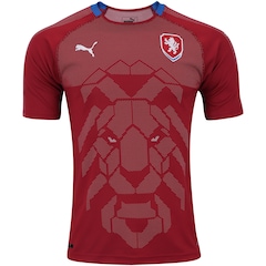 Camisa República Tcheca I 2018 Puma - Masculina - Foto 1