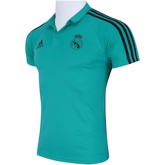 Camisa Polo Real Madrid Viagem 17/18 adidas - Masculina - Foto 3