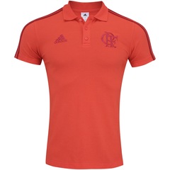Camisa Polo do Flamengo 3S 2018 adidas - Masculina - Foto 1