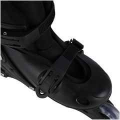 Kit Patins Spin Roller: Patins Ajustável + 2 Joelheiras + 2 Cotoveleiras - Infantil - Foto 4