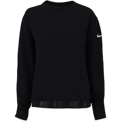 Blusão de Moletom Nike Dry Top LS Crewneck - Feminino - Foto 1