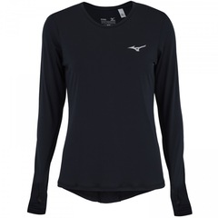 Camiseta Manga Longa com Proteção Solar UV Mizuno Pro - Feminina - Foto 1