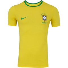 Camiseta da Seleção Brasileira 2018 Crest Nike - Masculina - Foto 4
