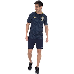 Camisa Pré-Jogo da Seleção Brasileira 2018 Nike - Masculina - Foto 3