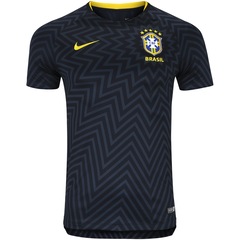 Camisa Pré-Jogo da Seleção Brasileira 2018 Nike - Masculina - Foto 4