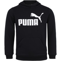 Blusão de Moletom com Capuz Puma Ess No. 1 Hoody FL - Infantil - Foto 1