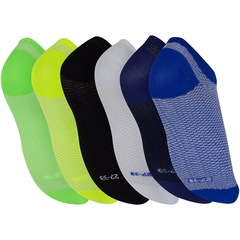 Kit de Meias Invisível Oxer Micro Fiber Kids com 6 Pares - 27 a 33 - Infantil - Foto 2