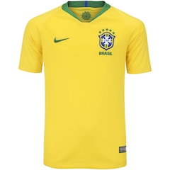 Camisa da Seleção Brasileira I 2018 Nike - Juvenil - Foto 1