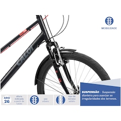 Bicicleta Caloi Urbam - Aro 26 - Freio V-Brake - Câmbio Traseiro Shimano - 21 Marchas - Foto 2