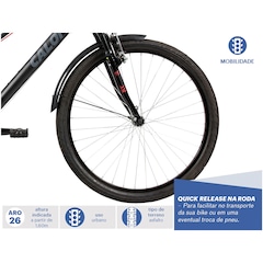 Bicicleta Caloi Urbam - Aro 26 - Freio V-Brake - Câmbio Traseiro Shimano - 21 Marchas - Foto 7