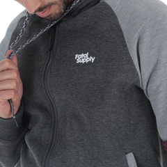 Jaqueta de Moletom com Capuz Fatal Canguru 18230 - Masculina - Foto 5