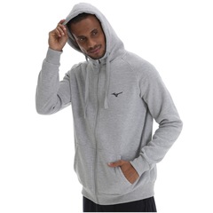 Jaqueta de Moletom com Capuz Mizuno Soft - Masculina - Foto 2