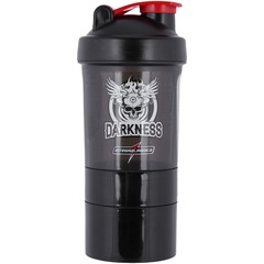 Coqueteleira Shaker Integralmédica Darkness - 400ml - 3 Doses - Foto 1