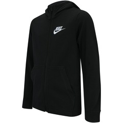 Jaqueta de Moletom com Capuz Nike Hoodie FZ JSY - Infantil - Foto 3