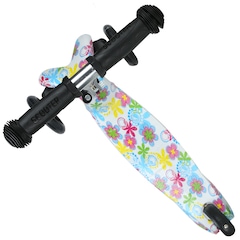 Patinete 3 Rodas Spin Roller Estampa Girl com Luzes de Led - Feminino - Infantil - Foto 4