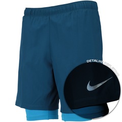 Bermuda Nike Challenger 2In1 7In - Masculina - Foto 4