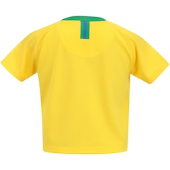 Kit Bebê Uniforme de Futebol da Seleção Brasileira I 2018 Nike: Camisa + Calção + Meião - Infantil - Foto 4