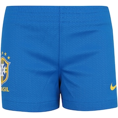 Kit Bebê Uniforme de Futebol da Seleção Brasileira I 2018 Nike: Camisa + Calção + Meião - Infantil - Foto 5