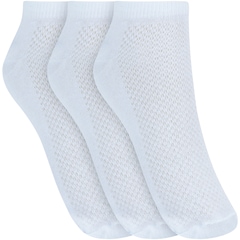 Kit de Meias Sapatilha Oxer Basic com 3 Pares - 39 a 44 - Adulto - Foto 3