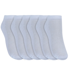 Kit de Meias Sapatilha Oxer Basic com 6 Pares - 39 a 44 - Adulto - Foto 3