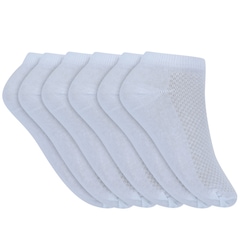 Kit de Meias Sapatilha Oxer Basic com 6 Pares - 39 a 44 - Adulto - Foto 1