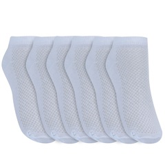 Kit de Meias Sapatilha Oxer Basic com 6 Pares - 34 a 38 - Adulto - Foto 3