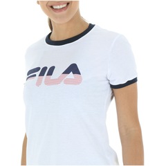 Camiseta Fila Letter Stripes - Feminina - Foto 3
