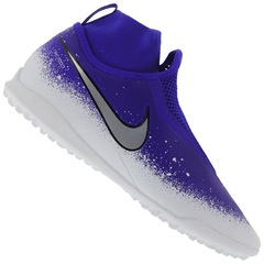 Chuteira Society Nike React Phantom VIVSN Pro DF TF - Adulto - Foto 1