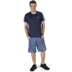 Camiseta adidas Run 3S Tee - Masculina - Foto 4