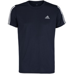 Camiseta adidas Run 3S Tee - Masculina - Foto 7