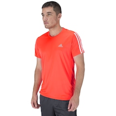 Camiseta adidas Run 3S Tee - Masculina - Foto 2