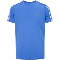 Camiseta adidas Run 3S Tee - Masculina - Foto 6