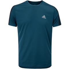 Camiseta adidas Run 3S Tee - Masculina - Foto 7